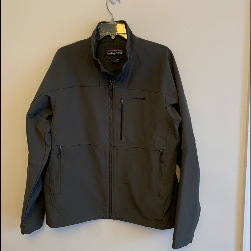 PATAGONIA JACKET Solid GRAY Men’s SZ Large RN # 51884 Full Zip